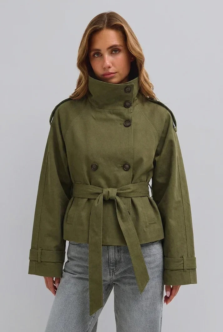 Trench court Margaux kaki