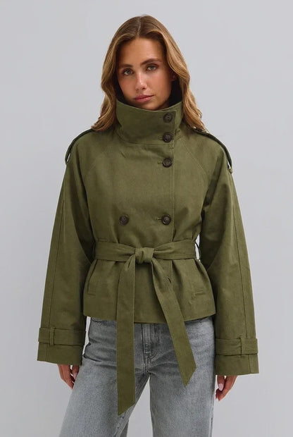 Trench court Margaux kaki