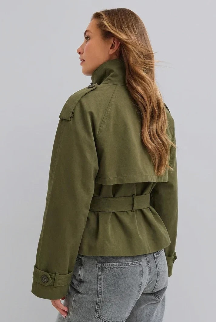 Trench court Margaux kaki