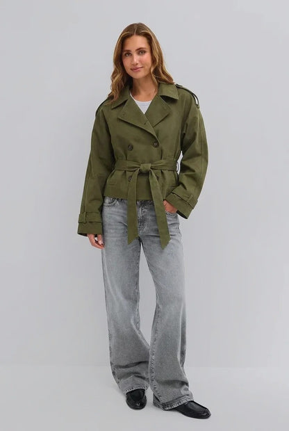 Trench court Margaux kaki