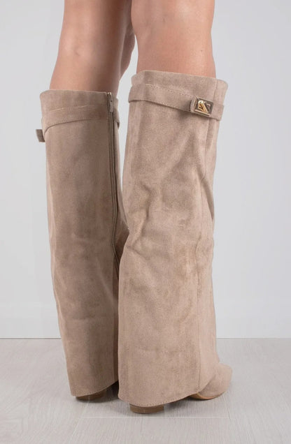 Bottes Capucine taupe