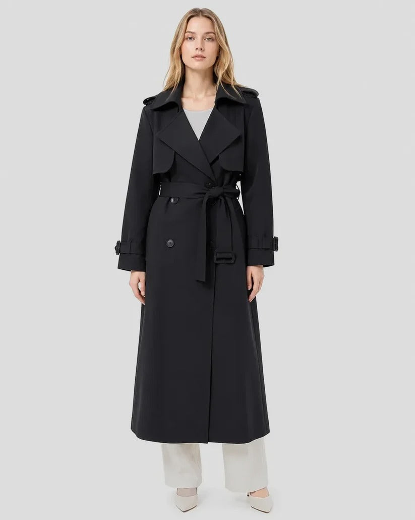Trench long Victoire noir