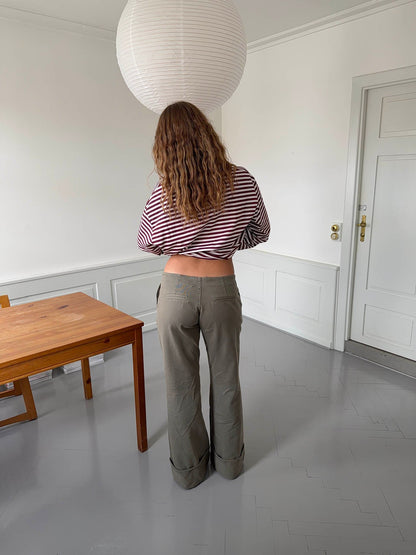 Khaki relaxed jeans