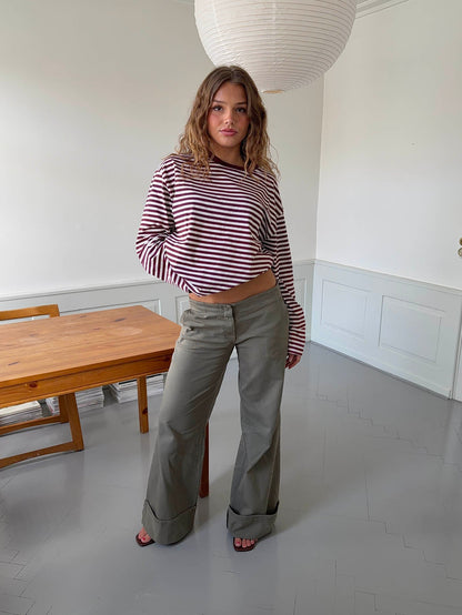 Khaki relaxed jeans